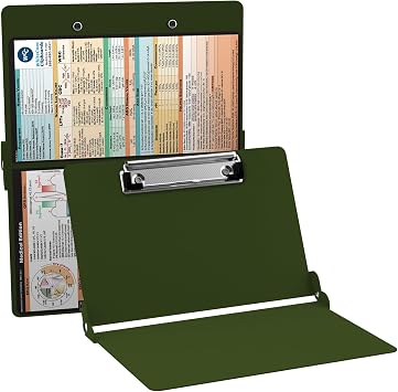 Whitecoat Clipboard - Medical Edition Army Green, Bifold