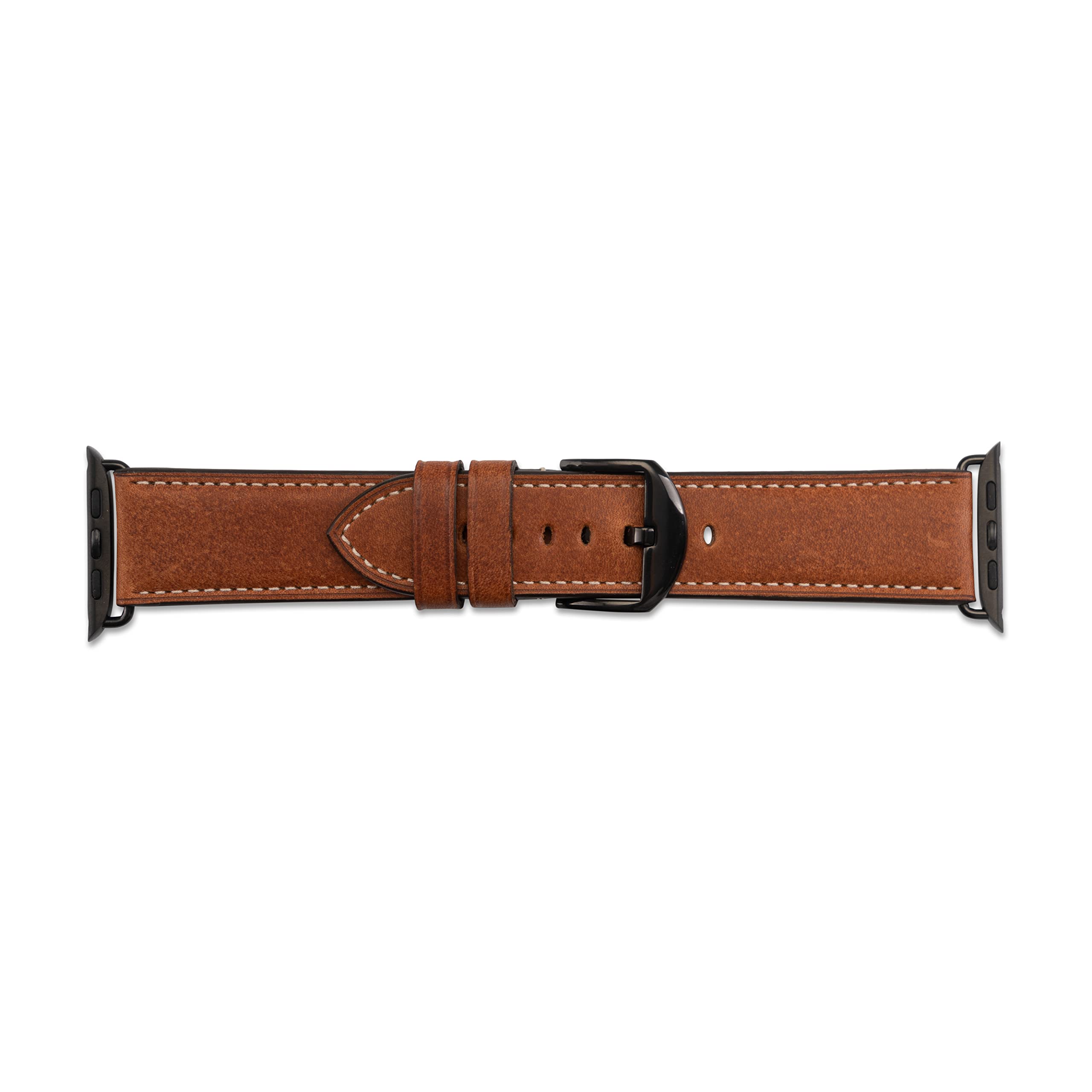 JT Berlin "Charlie Armband für Apple Watch 49mm / 45mm / 44mm / 42mm Lederarmband [Watch Ultra, Watch SE, Series 8/7 / 6/5 / 4/3 / 2/1]