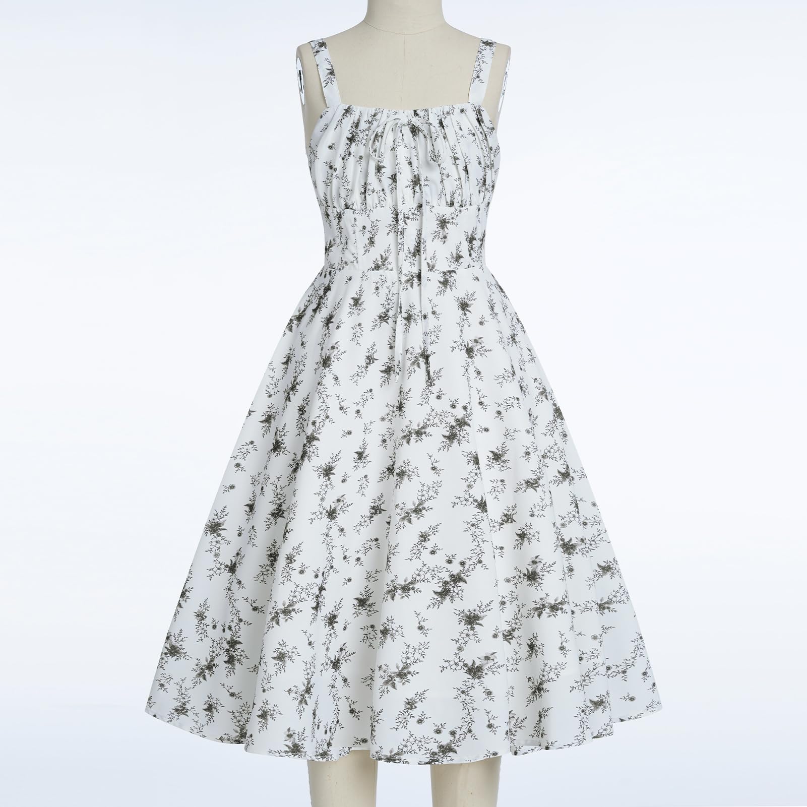 ODIZLI Tween Korsettkleid für Mädchen, lang, für Uni, Tanz, Party, Sommerurlaub, Urlaub