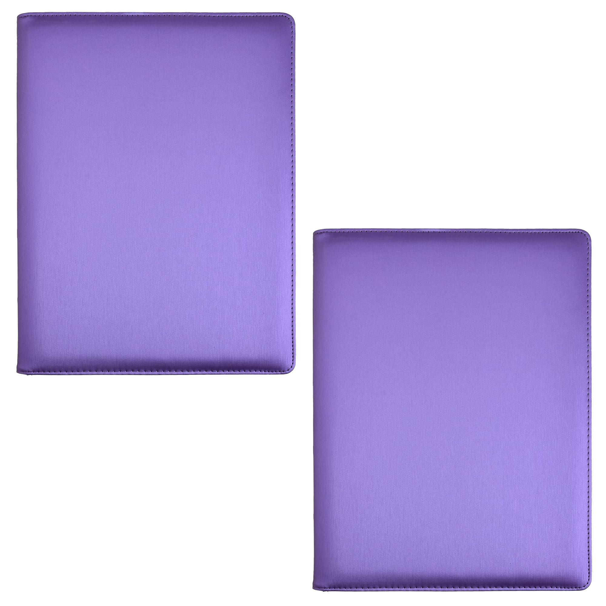 Arpan A4 Professional Display Book Folder for Presentations, CVS, Artwork & Interviews – Leather Portfolio Presentation Folder with 48 Pockets (96 Views) – A4 Pocket Display Book (Purple – 2 Pack)