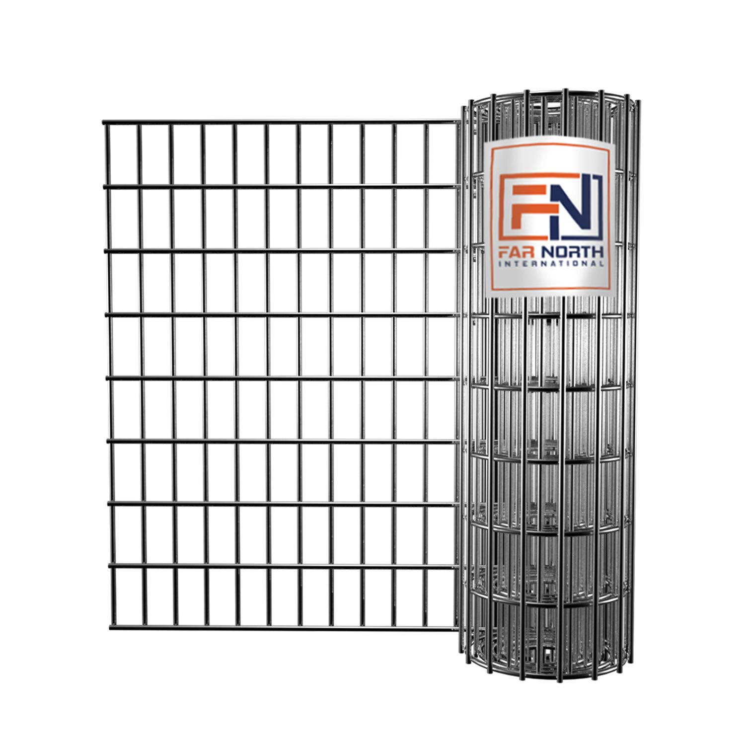 Far North 14 Gauge Steel Black Welded Wire Mesh 2" x 4" (5 x 50)