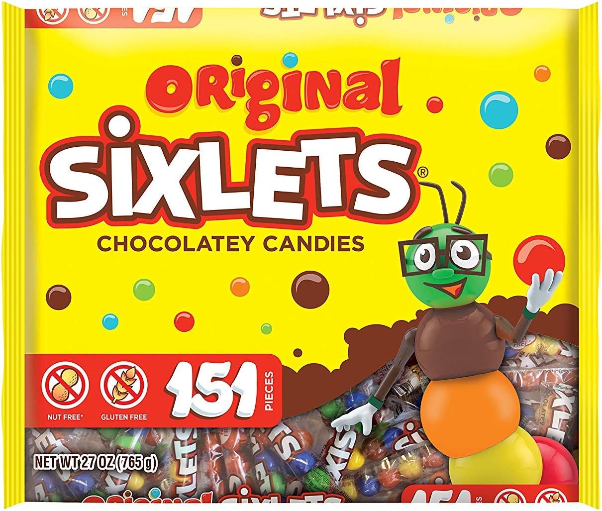 Original Sixlets 151 Count Laydown Bag - 27 ounces (1 Pack)