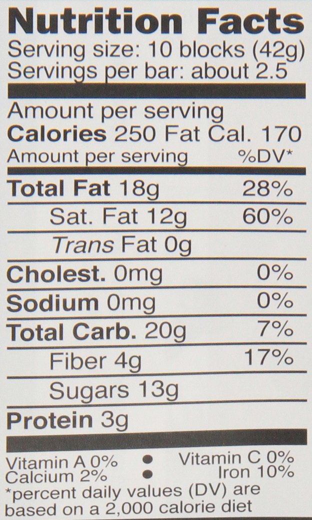 Divine Chocolate Bar, Mint Dark Chocolate, 3.5 Ounce (Pack of 10)