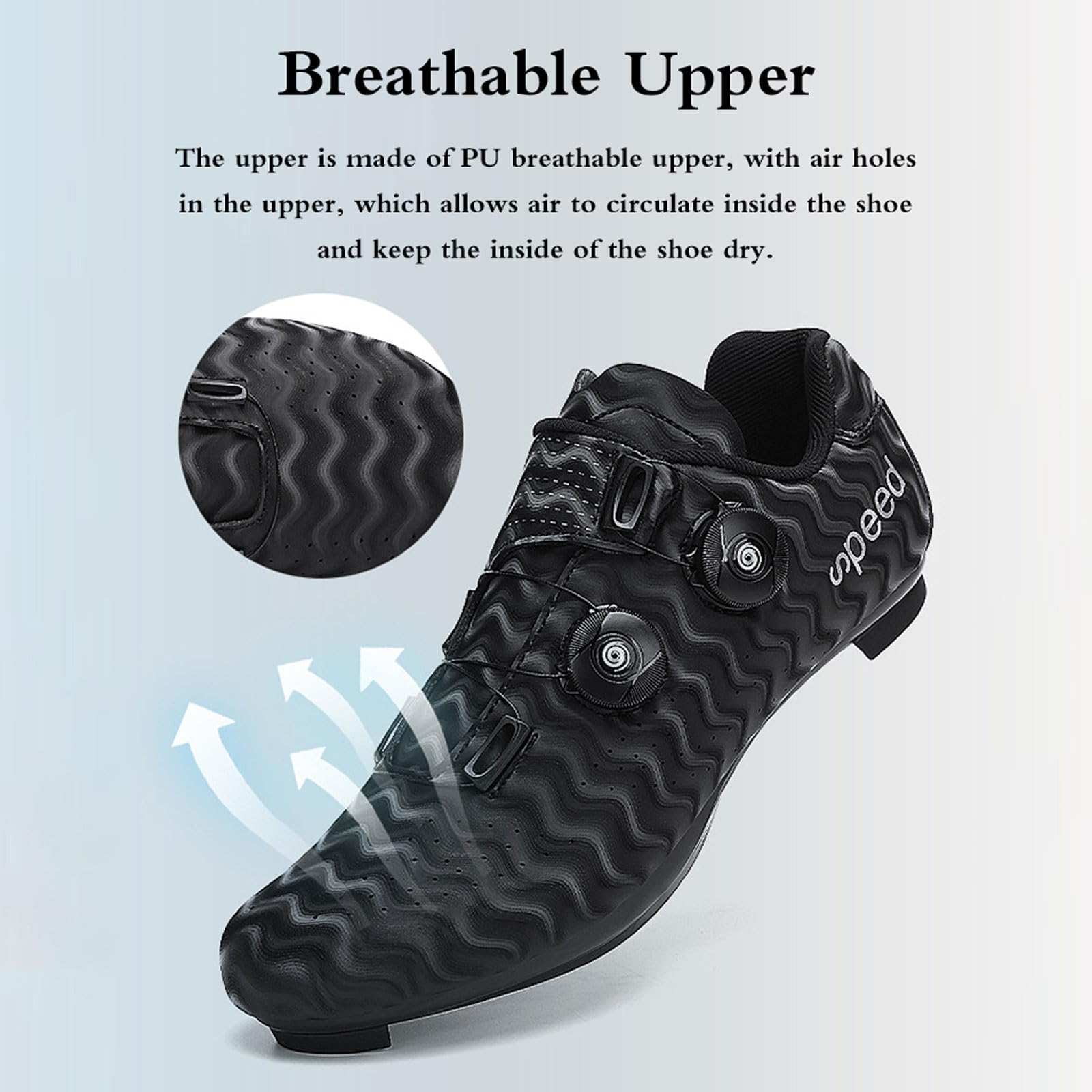 Scarpe Ciclismo Strada Uomo,Scarpe Ciclismo Uomo,Uomo Scarpe da Ciclismo,Scarpe Ciclismo per Bici da Strada,Scarpe da Bicicletta Traspiranti,Scarpe da Mountain Bike per Bici da Strada.