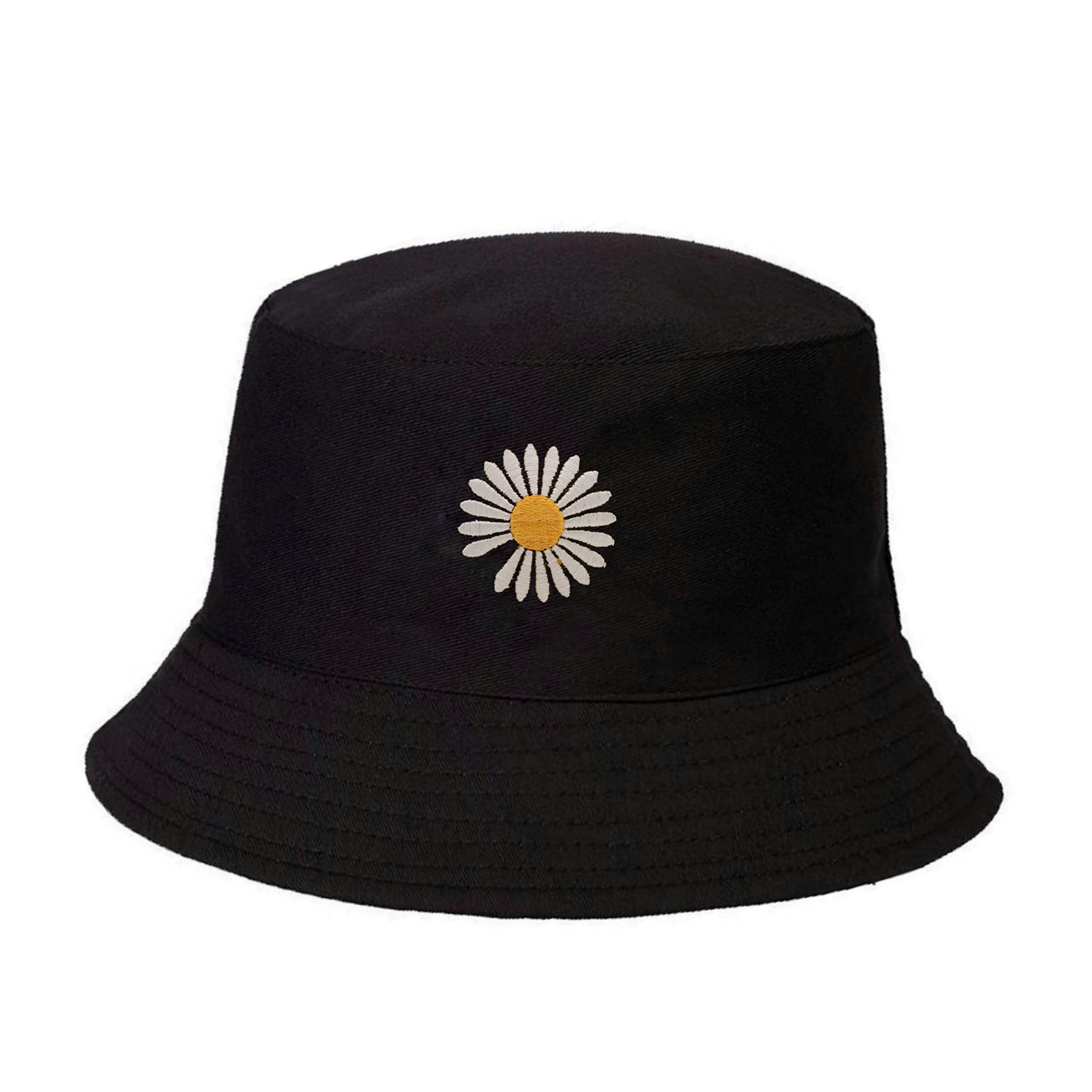 REFFER Women's Cotton Bucket Hat - Reversible Butterfly Embroidered Sun Hat For Beach, Travel & Outdoor - View #12