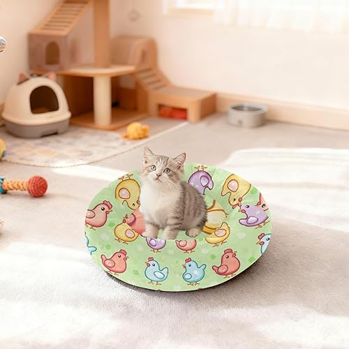 Miniatura 3 de Pet Dog Bed Warm & Cozy Fluffy Cat Cave Bed for Medium Size Pets Supplies S Cute Cartoon Chicken