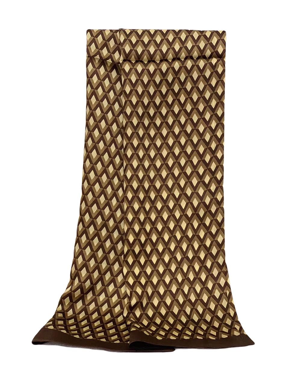 Foulard en Soie Vintage pour Homme, 100% Pure, Motif Classique, Double Couche, imprimé Gentleman