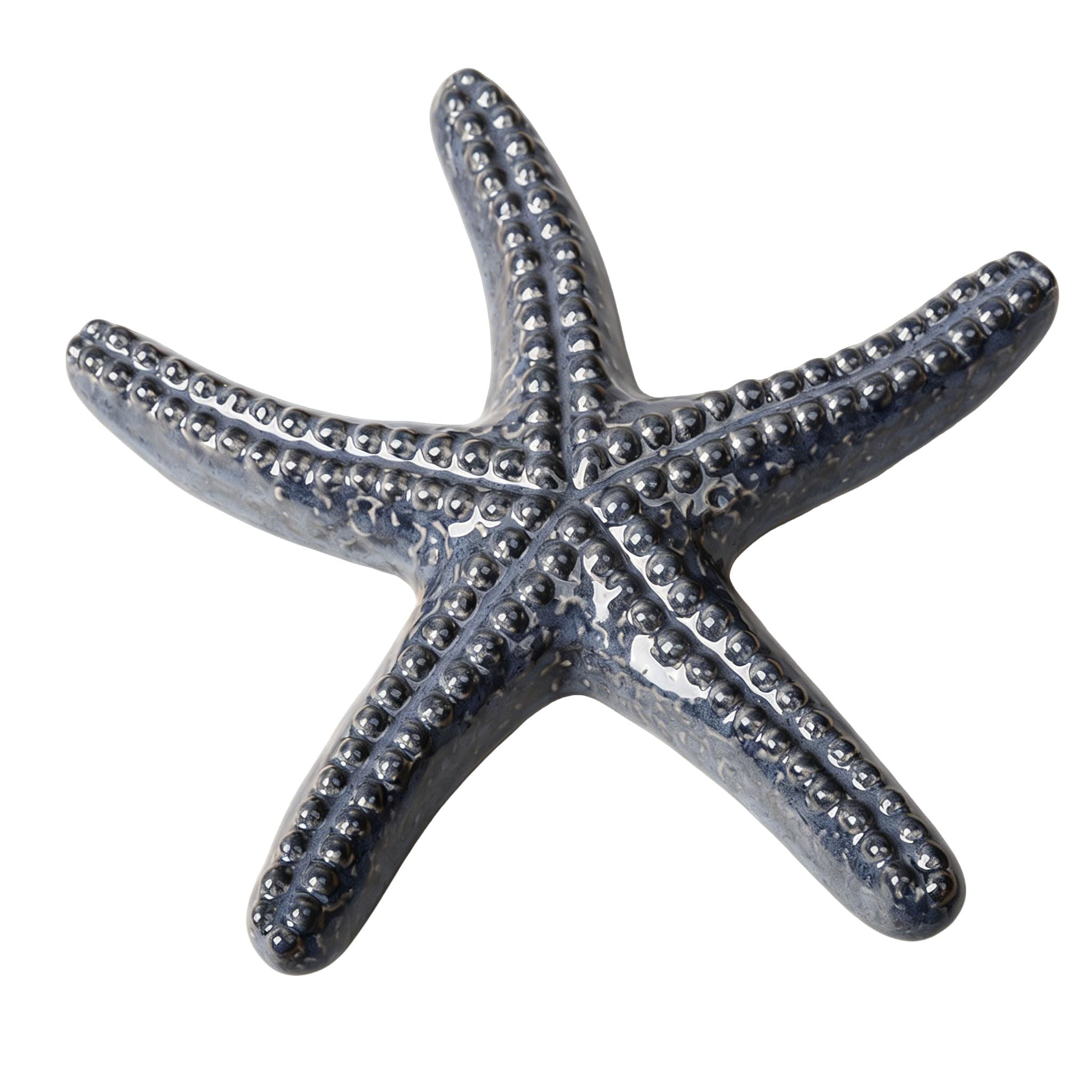 NENBOLEC Stella marina decorazione da parete arte scultura oceano nautico statua marina statuetta regalo per la casa per soggiorno, sala da pranzo ufficio 24 cm