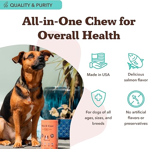 Vista 70 de Natural Dog Company Masticables calmantes para perros, suplemento para aliviar el estrés y la ansiedad con manzanilla, raíz de valeriana y Fuerza