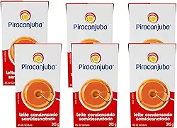 Leite piracanjuba Condensado Semidesnatado, 395g