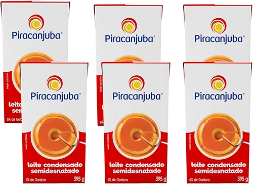 Leite piracanjuba Condensado Semidesnatado, 395g