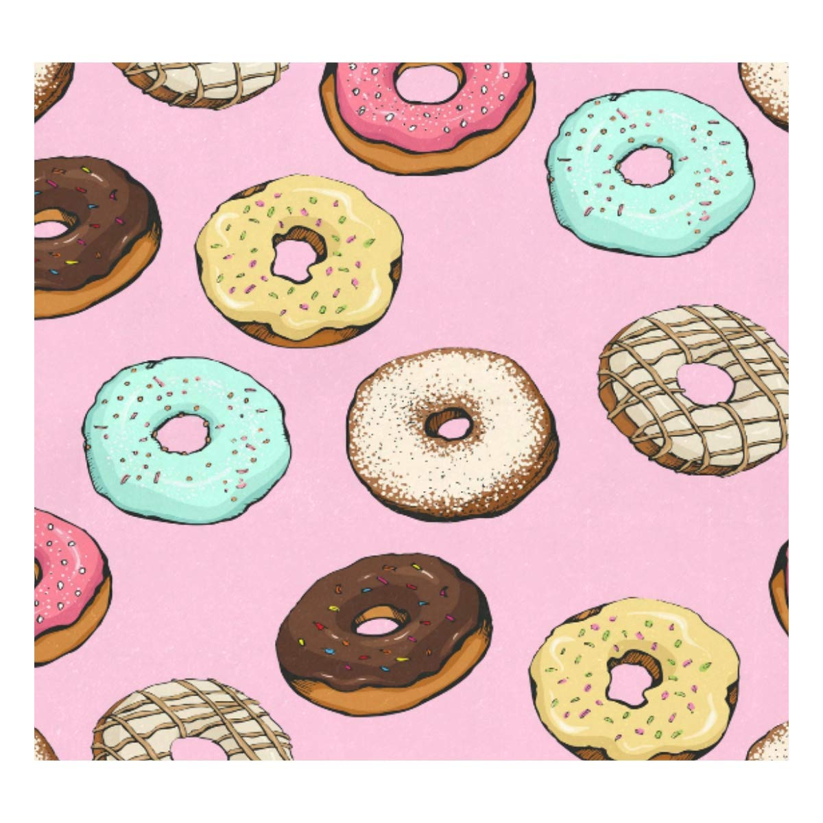 Taza de viaje aislada al vacío de acero inoxidable con doble pared a prueba de fugas, diseño de rosquillas, personalizable impreso en piel auténtica, termo termo de 500 ml