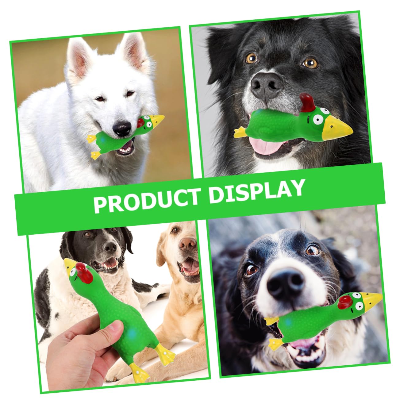Mipcase Lot De 5 Jouets Interactifs À Mordre pour Animaux De Compagnie Jouets Couineurs pour Chiens Jouets De Dentition en Latex pour Chiots Jouets Sûrs Et Doux pour Chiens 2 Pièces X 5