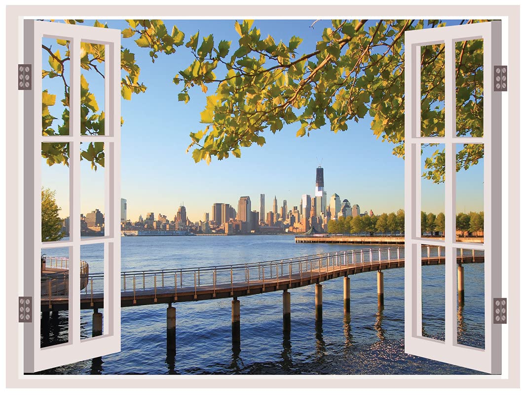 Design 3D Depth Illusion Vinyl Wall Decal Window Sticker My Deck Top View Size Size - 45 cm x 60 cm, Design 13 (B09FC1P6WB) Amazon Price History, Amazon Price Tracker
