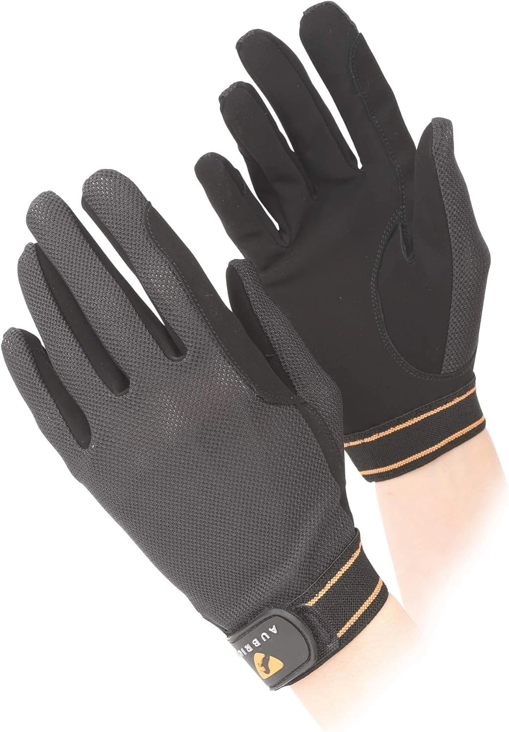 Shires Aubrion - Guantes antideslizantes de malla para montar a caballo
