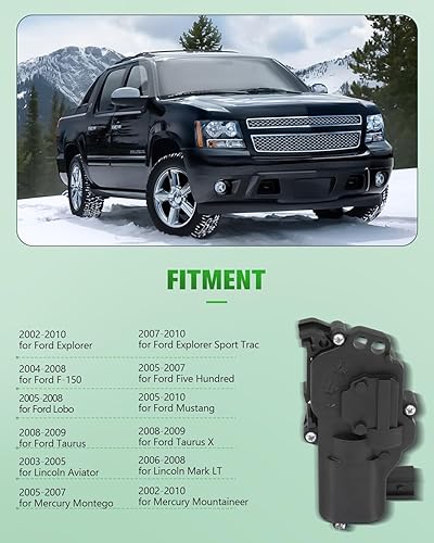 Miniatura 3 de SCITOO Actuadores de cerradura de puerta eléctricos de repuesto para Ford Taurus 2008-2009 para Ford Taurus, 2008-2009 para Ford Taurus X, 2003-2005