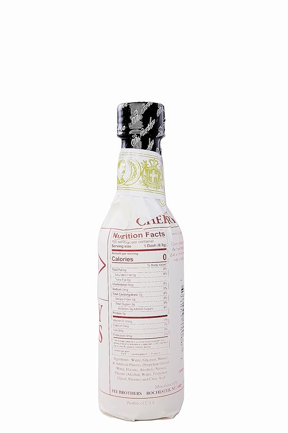 Fee Brothers Bitter de Cóctel Sabor Chocolate y Cereza, Sin Gluten, Vegano, 2 Botellas de 1,5 fl oz cada una miniatura 2