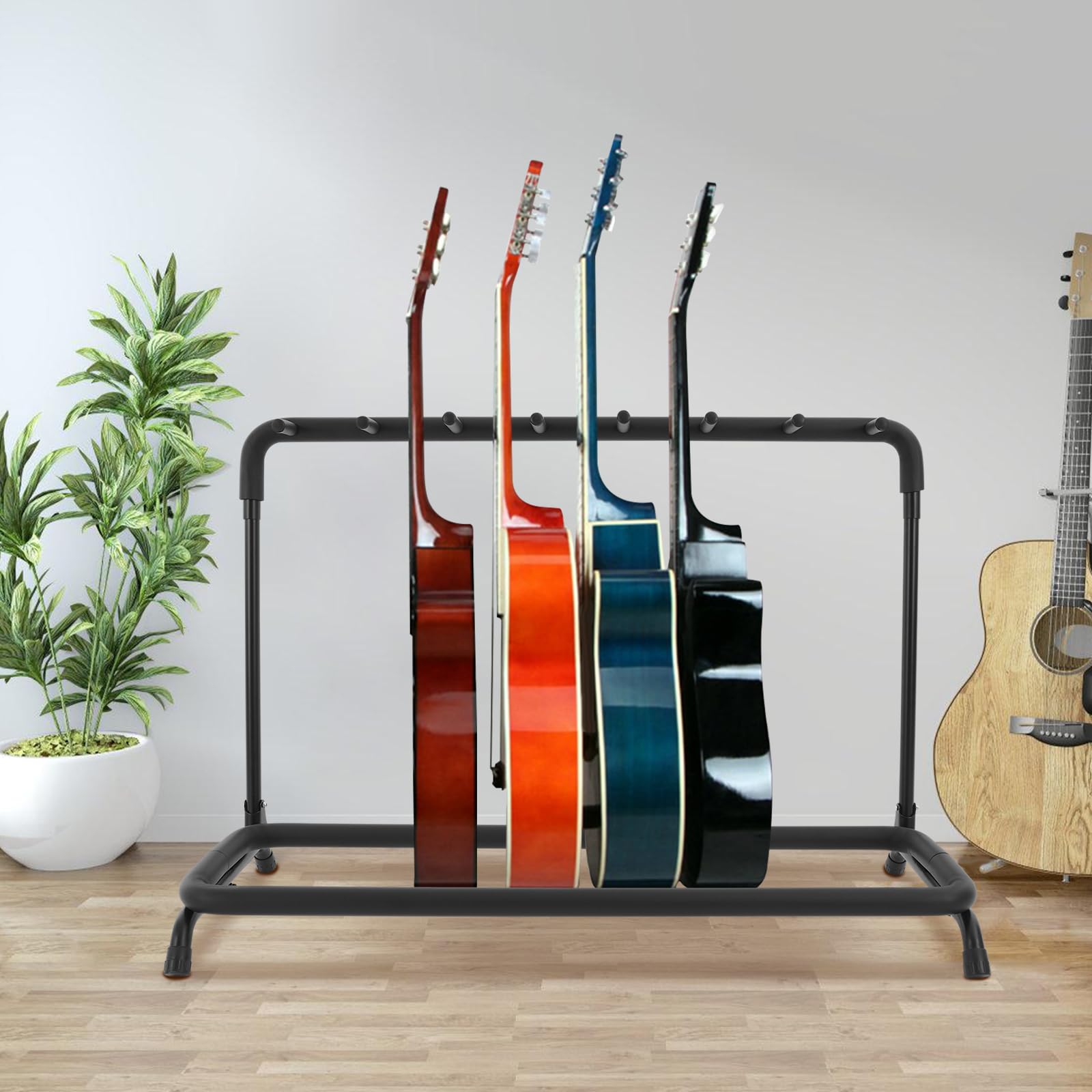 Soporte plegable de 7 posiciones para guitarra, soporte para guitarra acústica, guitarra occidental, guitarra eléctrica