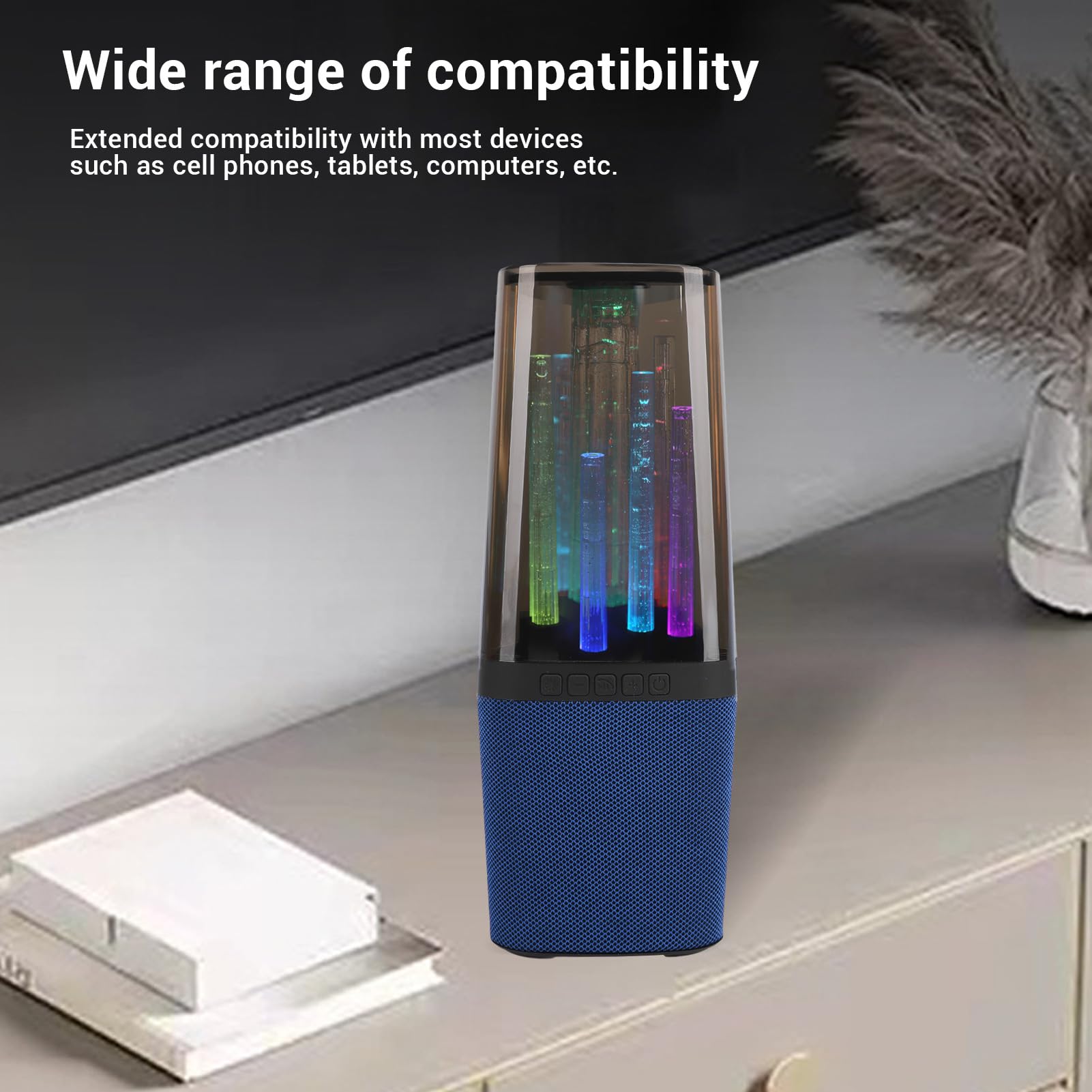 Zerodis Casse Wireless Portatile ABS Altoparlante Bluetooth 5.2 5W HD,