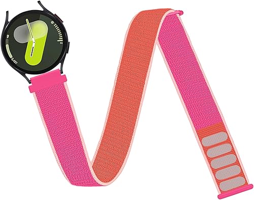 Miniatura 25 de Correa deportiva de 0.787 in para tobillo/brazo compatible con Samsung Galaxy Watch 7/6/5/4/FE de 1.732 in 1.575 in/Watch 5 Pro/Galaxy Watch 6 negro