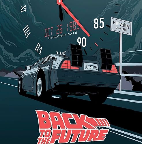 Miniatura 2 de Póster de Regreso al Futuro #2  Película artística de ciencia ficción retro de los años 80 para decoración del hogar (11 x 17 pulgadas)