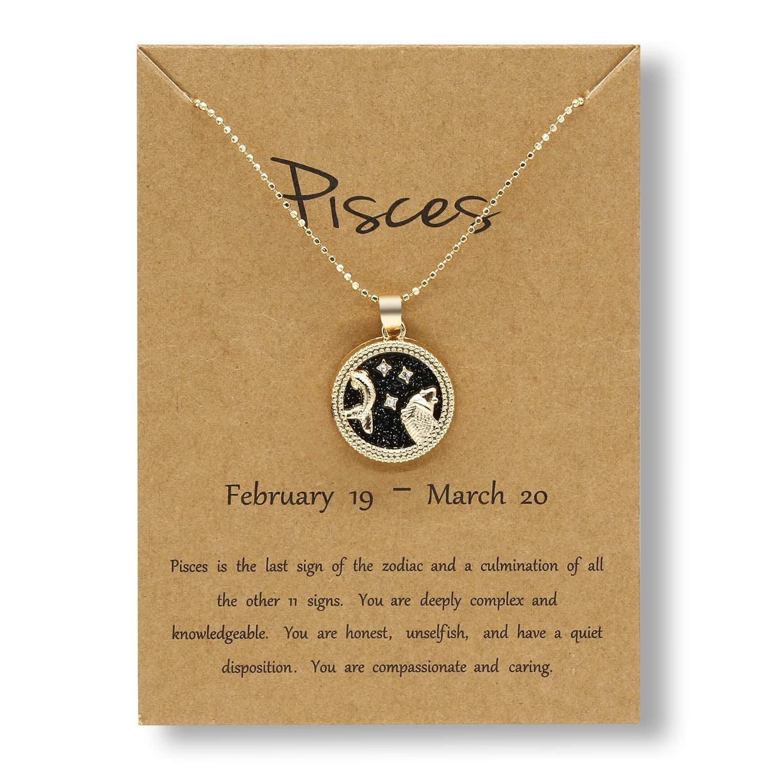 Starlight Elegant Zodiac Sign Pendant - Pisces | Women Jewelry | Girls Fashion Accessories | Pendants for Women | Unique Jewelry for Her | Fashion Pendants-image-20