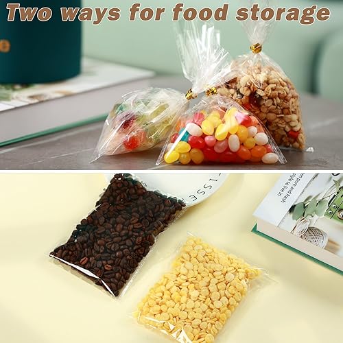 Miniatura 2 de Bolsas de celofán resellables de 4 x 6 pulgadas, 1000 piezas, bolsas autosellantes para productos de embalaje, bolsas de celofán autoadhesivas a