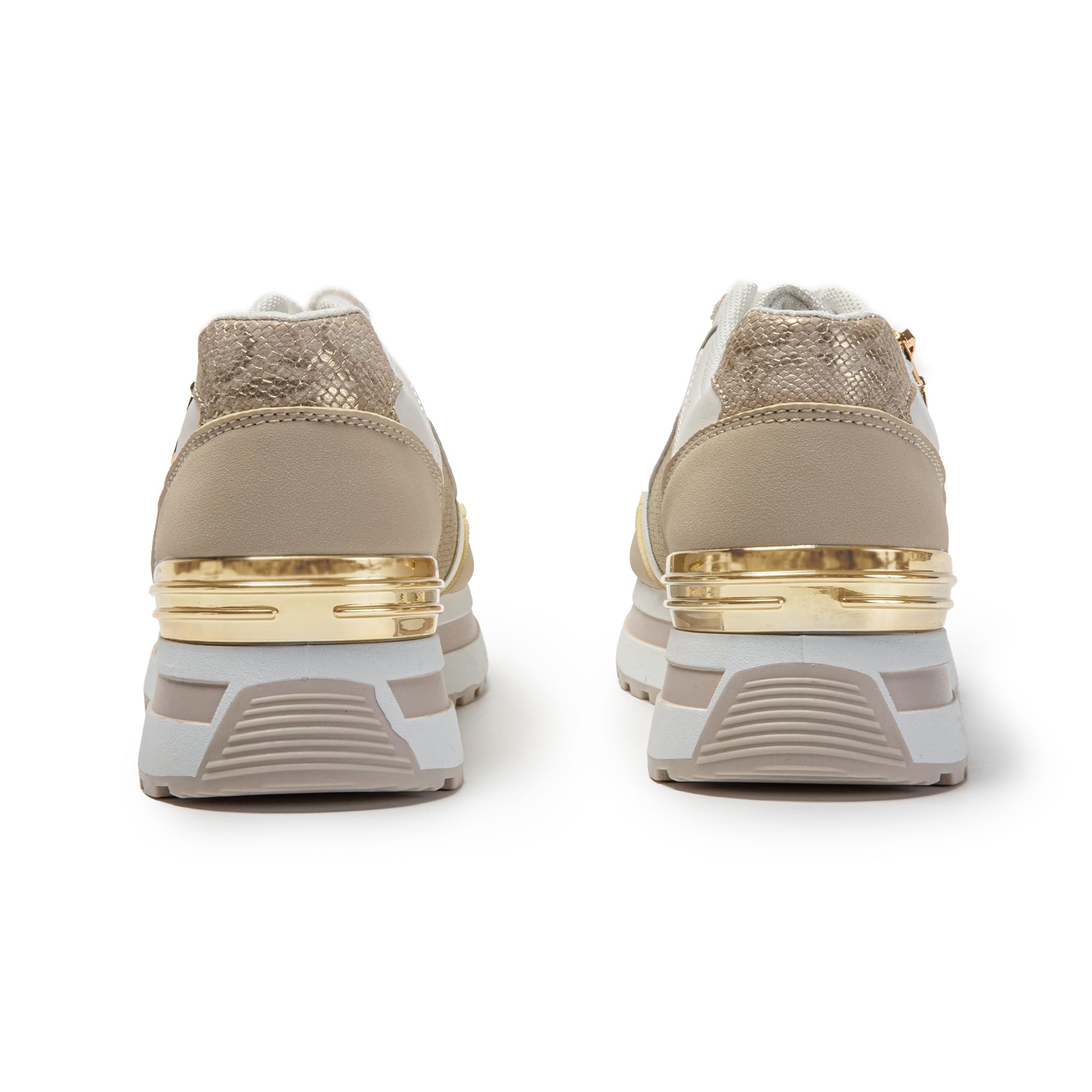 JOMIX Zapatillas con Plataforma para Mujer - Deportivas, Zapatos Cuña, Vestir - Ideales para Gimnasio, Caminata, Jogging y Fitness