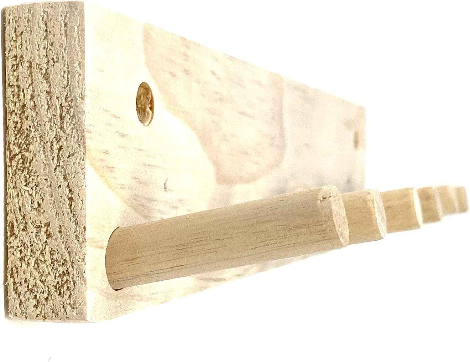 MWCSPORTSCOMPLEX Baseball Softball Bat Rack Natural Finish Meant to Hold Up to 6 Full Size Standard Bats