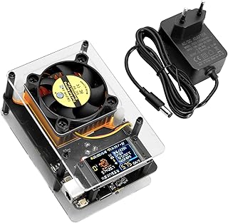 NerdMiner NMaxe Solo Bitcoin Miner Loterie Mineur con BM1366 ASIC Chip con 500Gh/S 20 J/TH con 1.14″ TFT LCD 135 * 240 EU Spina Per uso domestico Compatibili con Nerd Miner