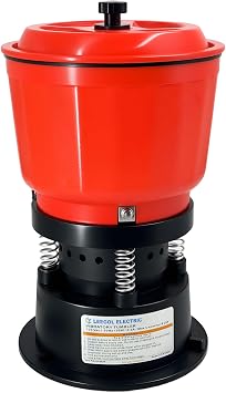 Leegol Electric 9 Lbs Vibratory Tumbler for Rocks Metal Parts Coin
