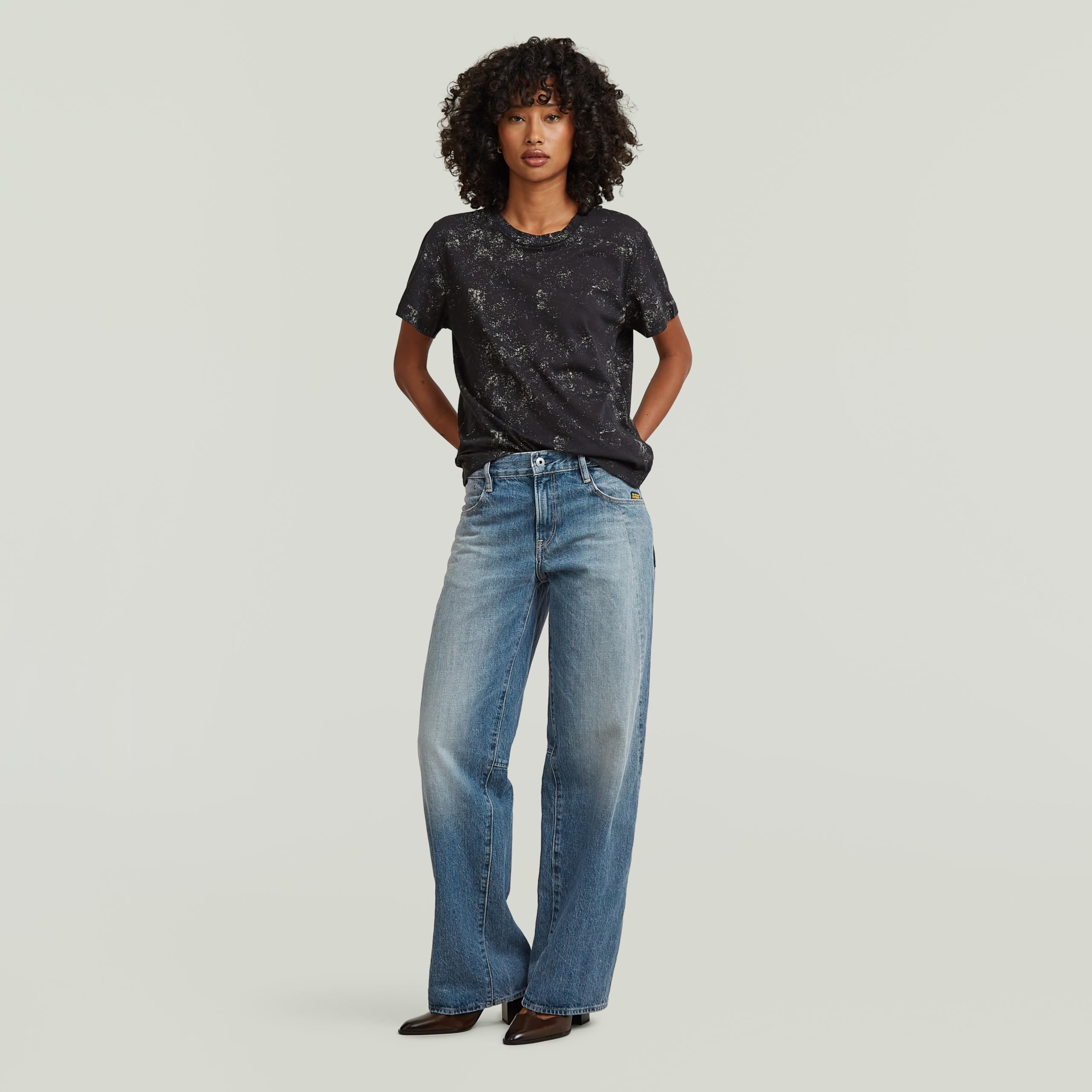 G-Star Raw C.V. AOP R T Wmn T-Shirt Donna