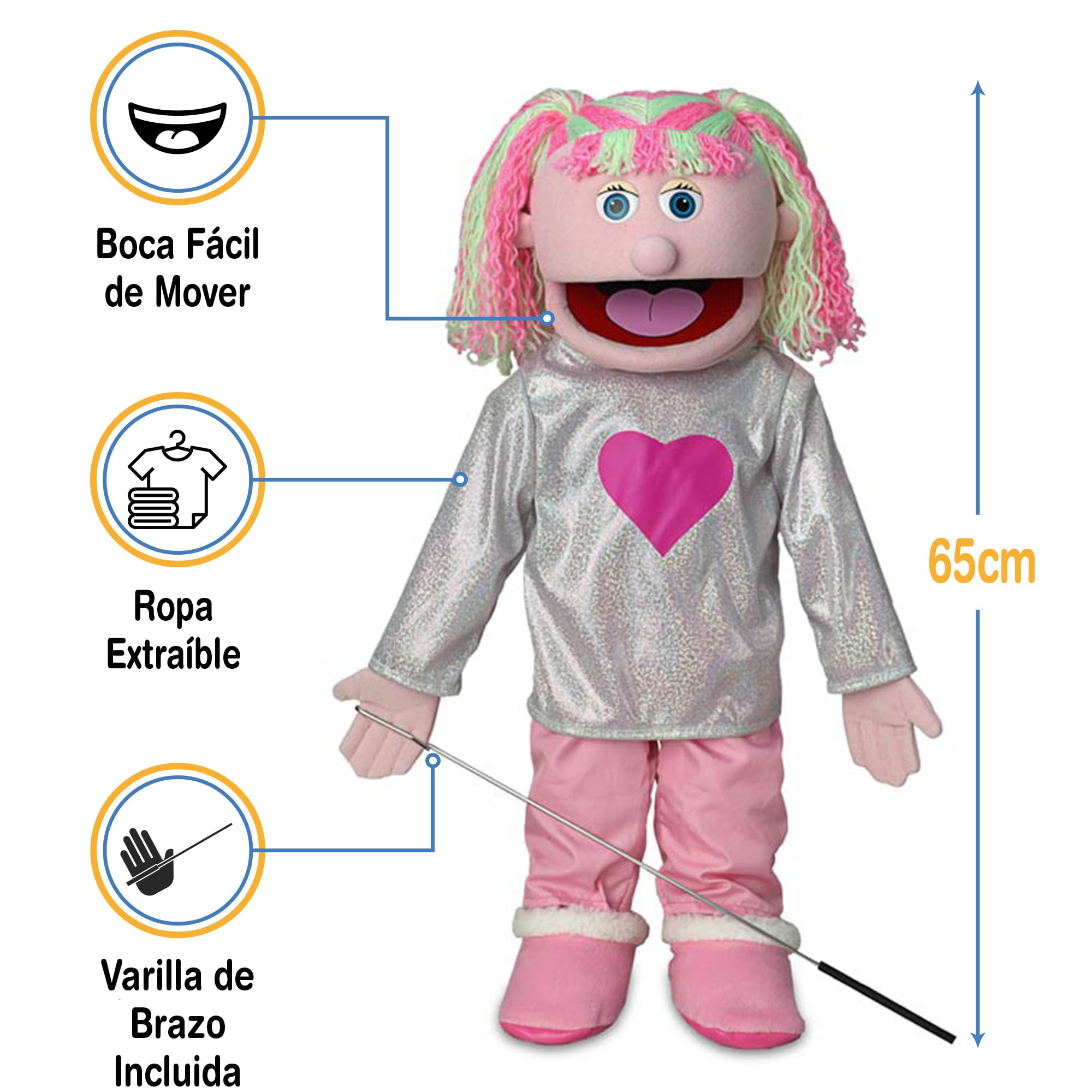 25 Kimmie Full Body Puppet by Silly Puppets