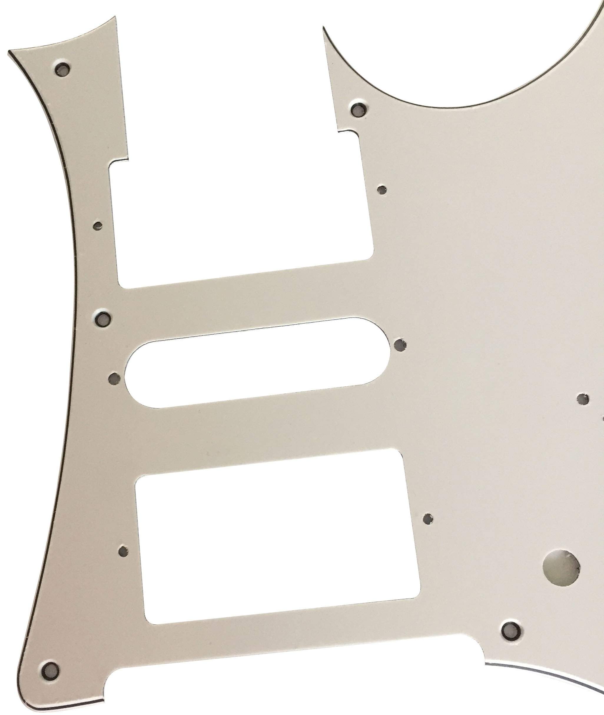 Electric Guitar Pickguard for Ibanez RG 350 EX Style (3 Ply White)
