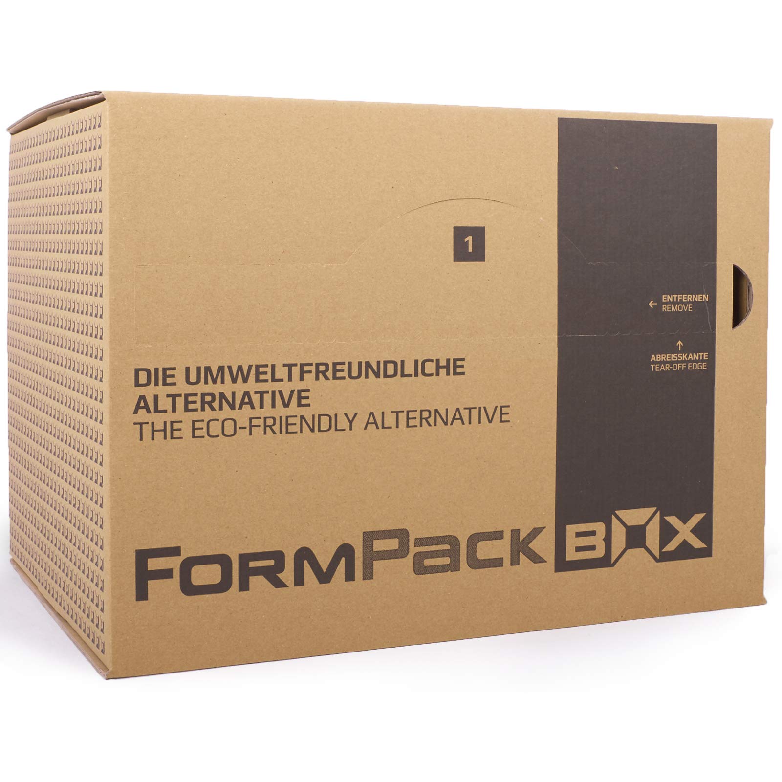 Sprick FORMPack Box 350 mm x 55 lfm | 20 Stück, Luftpolsterpappe 125 g Recyclingpapier | Noppenpapier Packpapier Spenderbox | Polsterpapier Stopfpapier für Paketversand