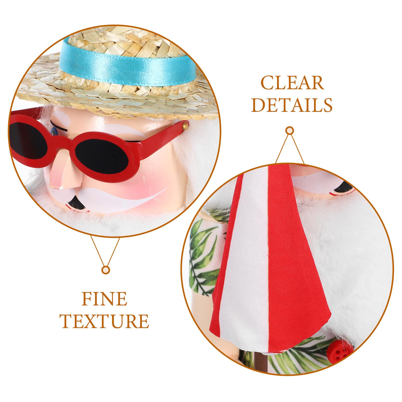 Ipetboom y Verano para Navidad de Madera Diseño Hawaiano Adecuado para Adornar en Temporada Navideña y Festiva Hogar