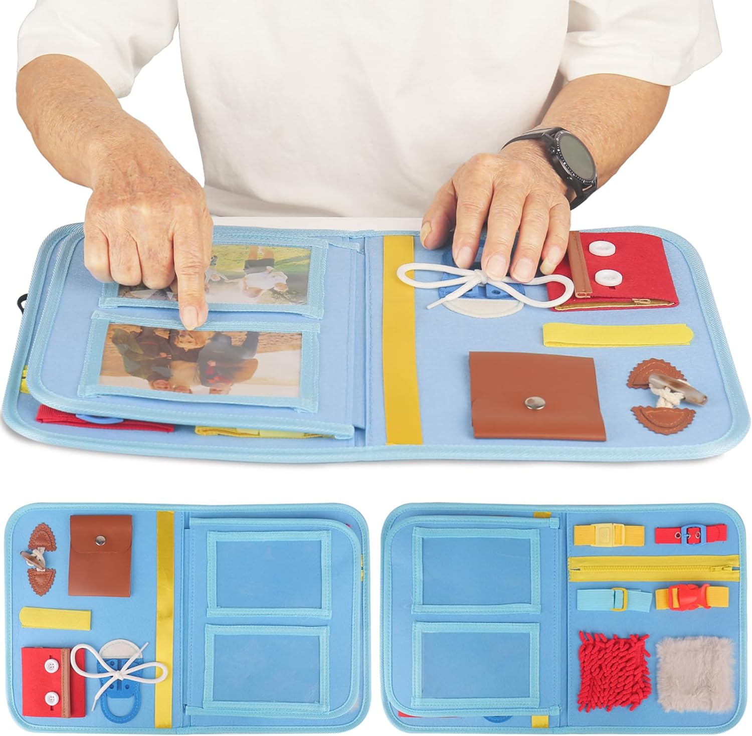 Fidget Blanket for Adults with Dementia, Dementia Products