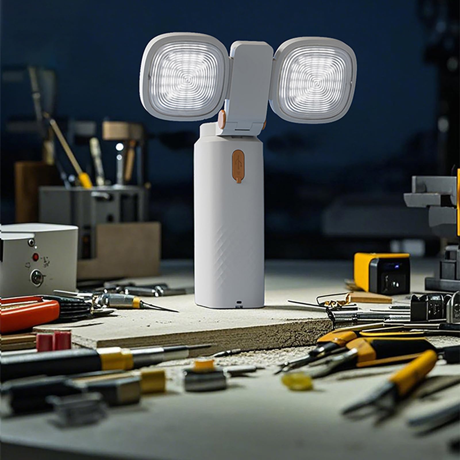 ViaGasaFamido Lampada da Campeggio, Luce Ricaricabile 10000 MAh Fino a | Lanterna da Esterno con Corpo in ABS, 2700K-6500K, CRI Oltre 90, IP54