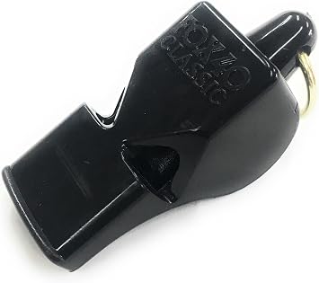 FOX40 Classic Whistle, Fox Forty Referee Must Have Trusted Tones Black