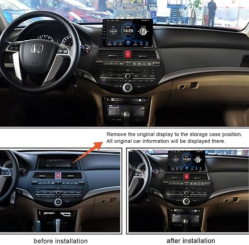 Miniatura 8 de LEXXSON Radio de coche Android 10.1 para Honda Accord 8th 2008-2011, pantalla táctil capacitiva de 10 pulgadas, unidad principal de alta definición,