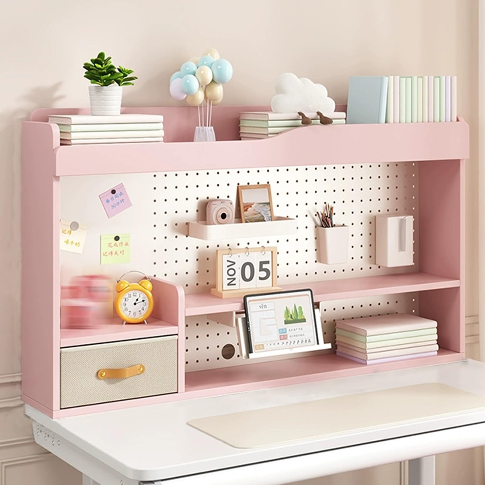Bureau en bois compact de 80 cm pour éliminer le désordre et soulager le dos lors de la lecture