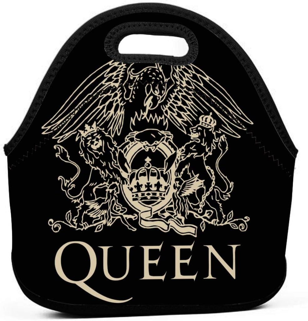 Lightweight Insulated Neoprene Lunch Tote Bag, Queen Band Logo