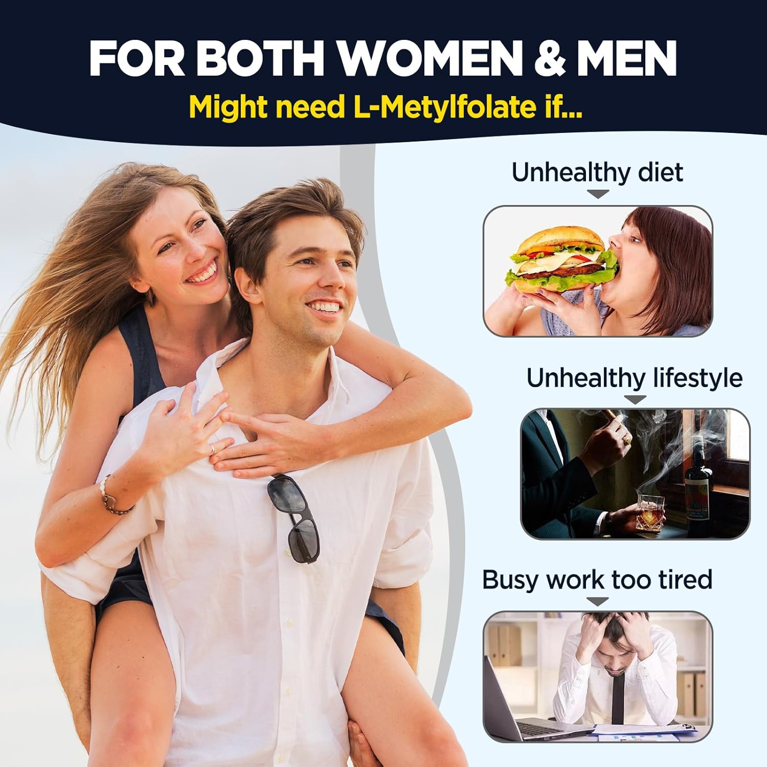 L Methylfolate Gummies, 5MTHF 15 mg with Methyl B12 1000mcg, Methyl Folate Gummies Supplement, Active Form, MTHFR-Friendly, Brain Health & Immune Support, Sugar Free, 60 Gummies - Image 6