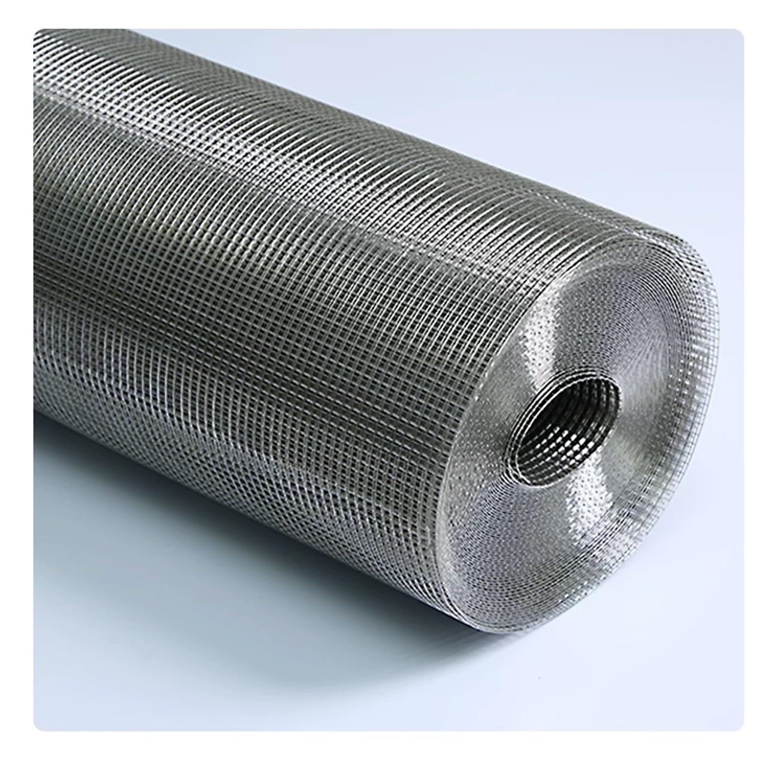 ZCXMNL Stainless Steel 304 Welded Wire Fence Roll, Chicken, 6mm Hole Hardware Cloth, Supports Poultry Netting Cage Fencing, Keep The Animals Out, Protecting New Plants(1x15m)