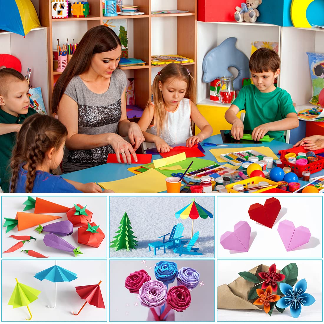 Carta Colorata A4 80g/m² - 100 Fogli In 20 Colori: Perfetta Per Scuola, Origami E Lavoretti Creativi - 3