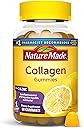Nature Made Collagen Gummies with Vitamin C, Zinc, Biotin, Hydrolyzed Collagen Peptides for Women and Men, Healthy Skin Support Supplement, 60 Gummies, 60 Day Supply