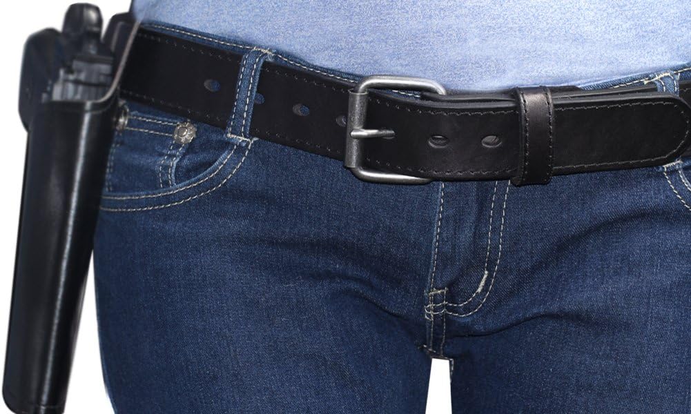 Concealed Carry CCW Leather Gun Belt 1 1/2 inch 100% Full Grain Thick Leather Belt for Gun Carry - Image 4