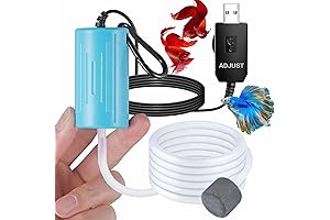 Mini Aquarium Air Pump Provides Constant Oxygen for Healthy Fish Life