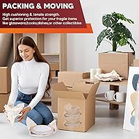 Vista 4 de Hojas de papel de embalaje de 15" x 12" para suministros de mudanza, papel de periódico para cajas de mudanza, papel de envoltura para mudanza