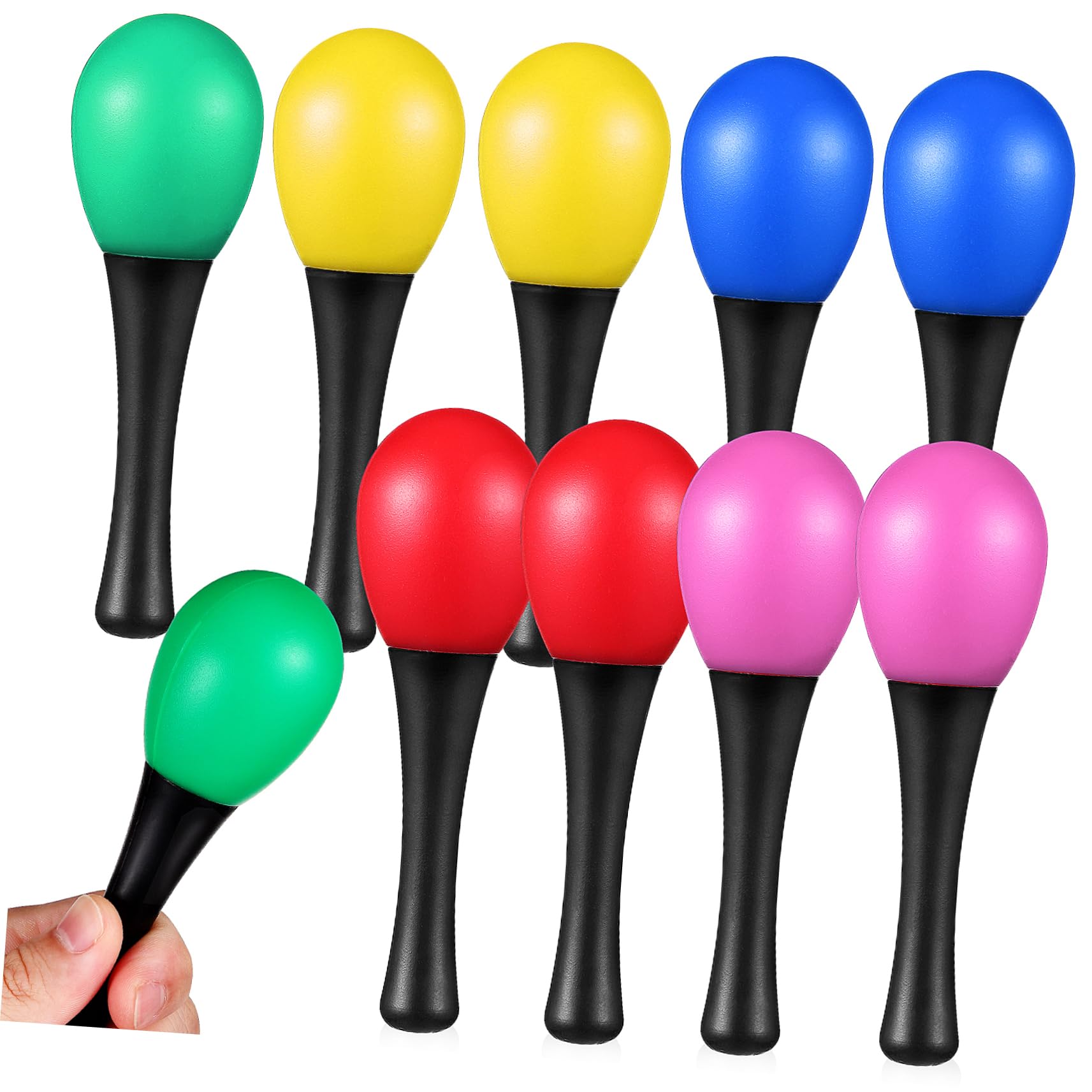 Amazon.co.jp: ノーブランド品 10 個 小さい マラカス
